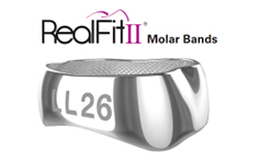 RealFit II snap - Molar bands (roz. 1-32)