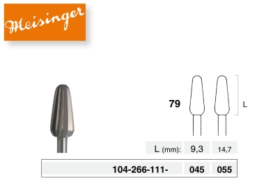 Frez protetyczny z węglika spiekanego "79" (Meisinger)