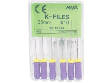 K-Files Mani 25mm Gr.010 6szt.