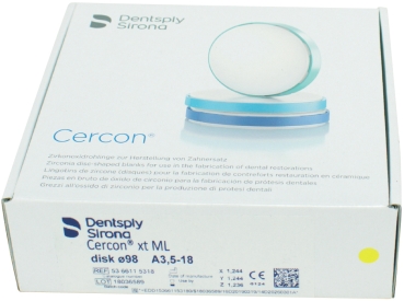 Cercon xt ML A3.5 dysk 98 18 szt.