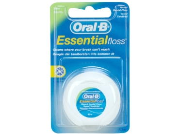 Oral-B Essentialfloss mietowy woskowany 50m