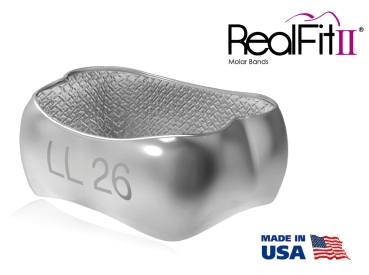 RealFit™ II snap - SD, kombi. podwójna zawiera Lip Bumper + zamek językowy (ząb 36), Roth .018"