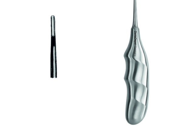 Root elevator, Anatomic handle, Medan-Bein, round, 3 mm (DentaDepot)
