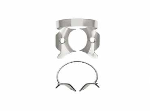 Dam Clamp, partially erupted or small Molars, large