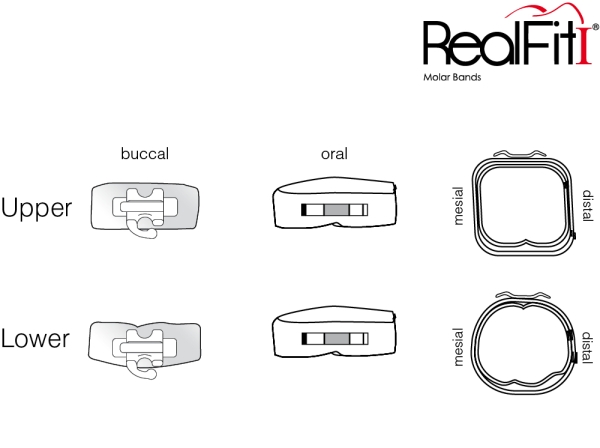 RealFit™ I - SD, kombinacja pojedyncza (ząb 37), MBT* .022"