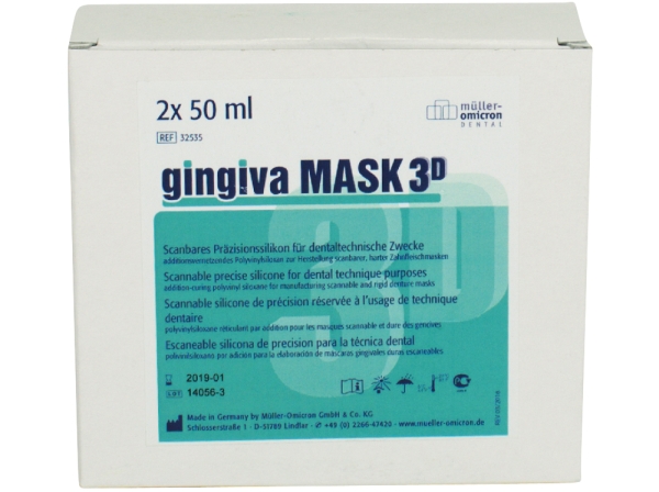 Gingiva Mask 3D wklad zólty 2x50ml