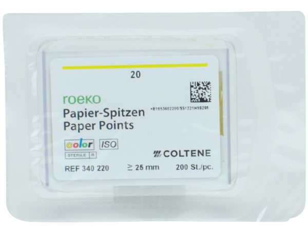 Kolor punktów papieru ISO 20 200szt