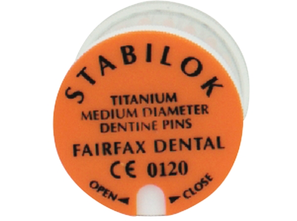 Stabilok Pins Titanium med. pomaranczowy 20+1 Pa