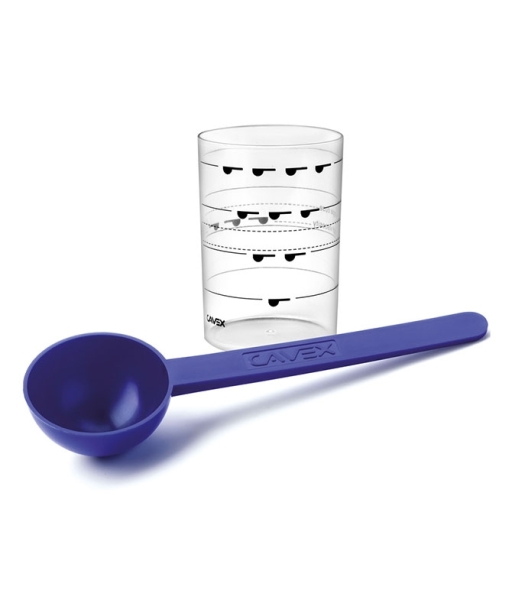 Powder scoop  + Water measure (Cavex)