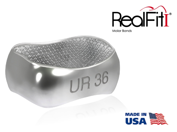 RealFit™ I - SD, kombi. podwójna zawiera Lip Bumper (ząb 36), Roth .022"