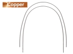 Copper NiTi termoaktywne 35°C, Natural II, PROSTOKĄTNY
