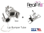 RealFit™ II snap - SD, kombi. podwójna zawiera Lip Bumper + zamek językowy (ząb 36), MBT* .018"